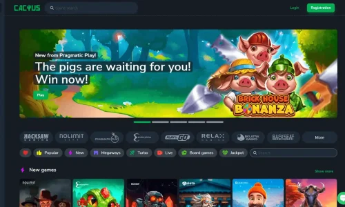 Cactus_Casino_homepage_desktop